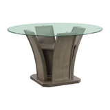 Dapper Grey Round Dining Table - Tampa Furniture Outlet