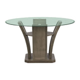 Dapper Grey Round Dining Table - Tampa Furniture Outlet