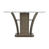 Dapper Grey Round Dining Table - Tampa Furniture Outlet