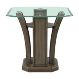 Dapper Square End Table Grey - Tampa Furniture Outlet