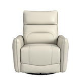 Deco P1 Recliner with Glider and Swivel in Del Mar Cream