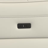 Deco P1 Recliner with Glider and Swivel in Del Mar Cream