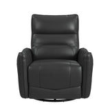 Deco P1 Recliner with Glider and Swivel in Del Mar Grey