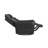 Deco P1 Recliner with Glider and Swivel in Del Mar Grey
