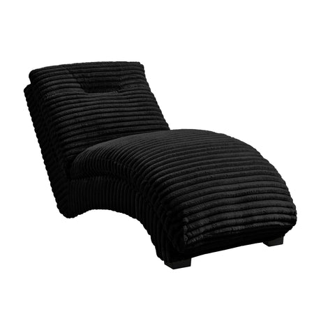 Dominick II Chaise in Masis Black - Tampa Furniture Outlet