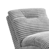 Dominick II Chaise in Masis Silver - Tampa Furniture Outlet