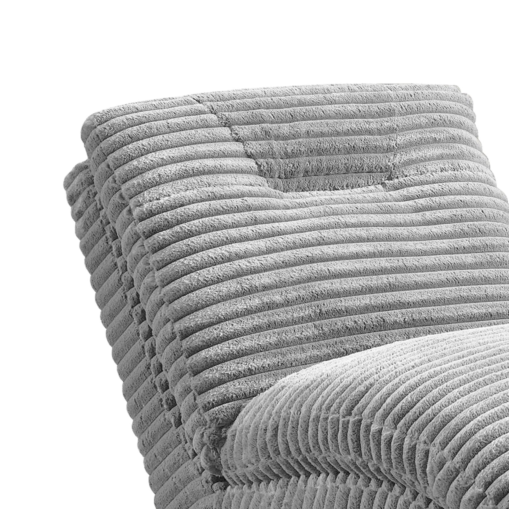 Dominick II Chaise in Masis Silver - Tampa Furniture Outlet