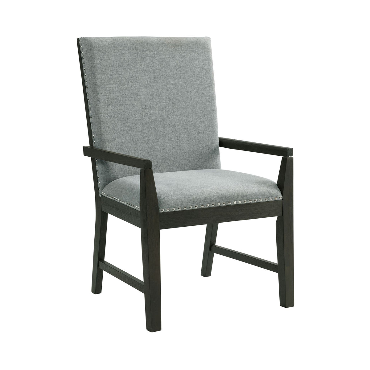 Donovan Upholstery Arm Chair Dark (2 Per Pack)