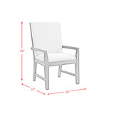 Donovan Upholstery Arm Chair Dark (2 Per Pack) - Tampa Furniture Outlet