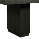 Donovan Rectangular Standard Height Dining Table in Black - Tampa Furniture Outlet