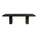 Donovan Rectangular Standard Height Dining Table in Black - Tampa Furniture Outlet