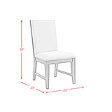 Donovan Upholstery Side Chair Dark (2 Per Pack) - Tampa Furniture Outlet