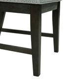 Donovan Upholstery Side Chair Dark (2 Per Pack) - Tampa Furniture Outlet