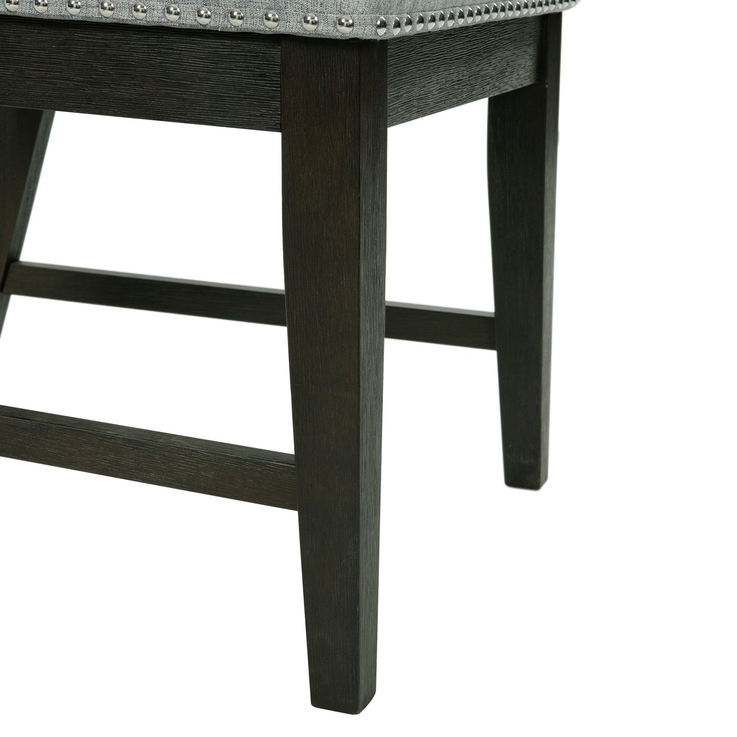 Donovan Upholstery Arm Chair Dark (2 Per Pack) - Tampa Furniture Outlet
