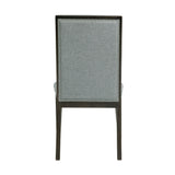 Donovan Upholstery Side Chair Dark (2 Per Pack) - Tampa Furniture Outlet