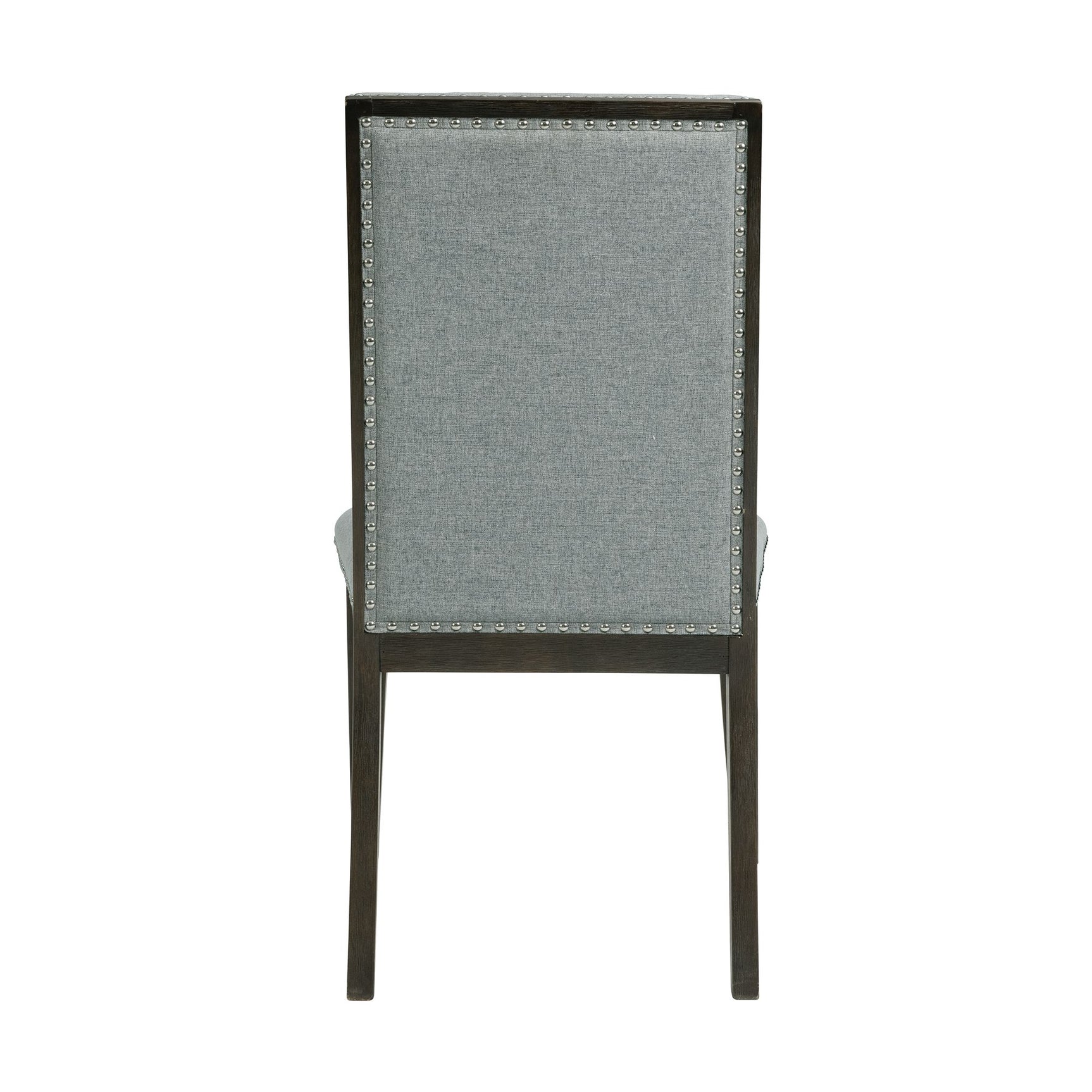 Donovan Upholstery Side Chair Dark (2 Per Pack) - Tampa Furniture Outlet