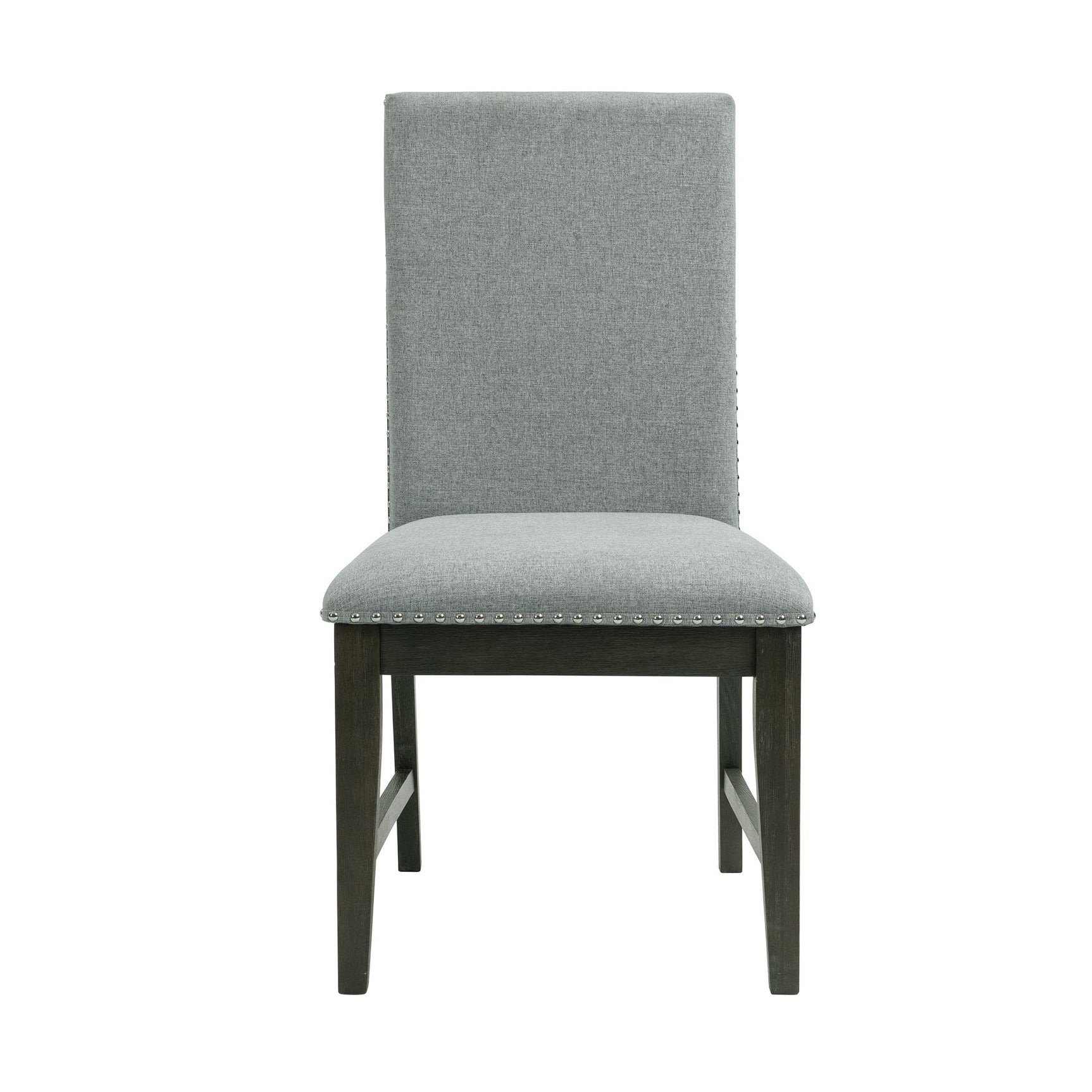 Donovan Upholstery Side Chair Dark (2 Per Pack) - Tampa Furniture Outlet