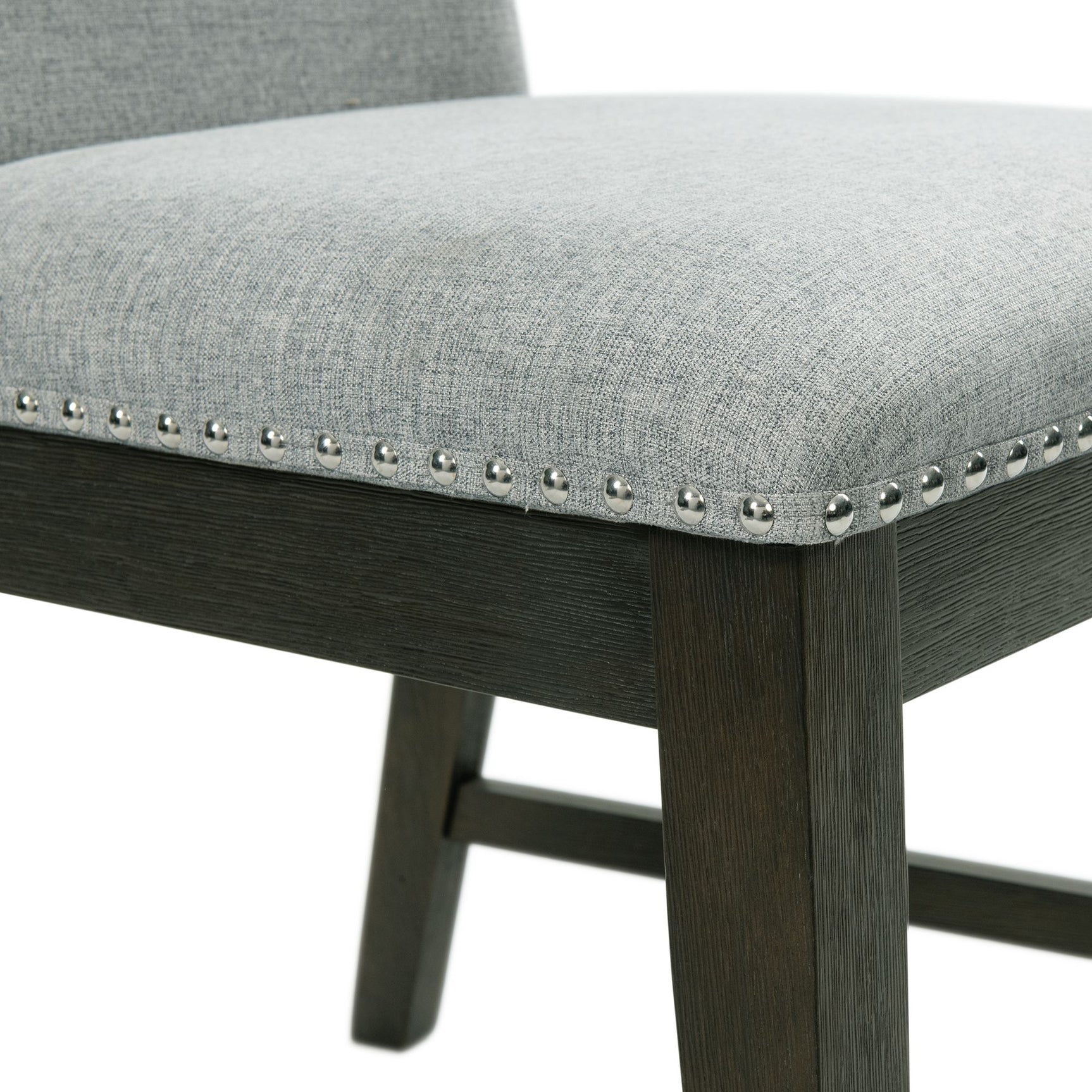 Donovan Upholstery Side Chair Dark (2 Per Pack) - Tampa Furniture Outlet