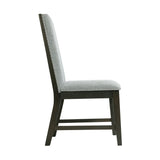 Donovan Upholstery Side Chair Dark (2 Per Pack) - Tampa Furniture Outlet