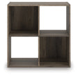 Tampa Furniture Outlet - Ashley Furniture - Shallifer Four Cube Organizer - Four Cube Organizer / Brown - EA1104-2X2