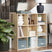 Tampa Furniture Outlet - Ashley Furniture - Piperton Nine Cube Organizer - Nine Cube Organizer / Charcoal - EA5514-3X3