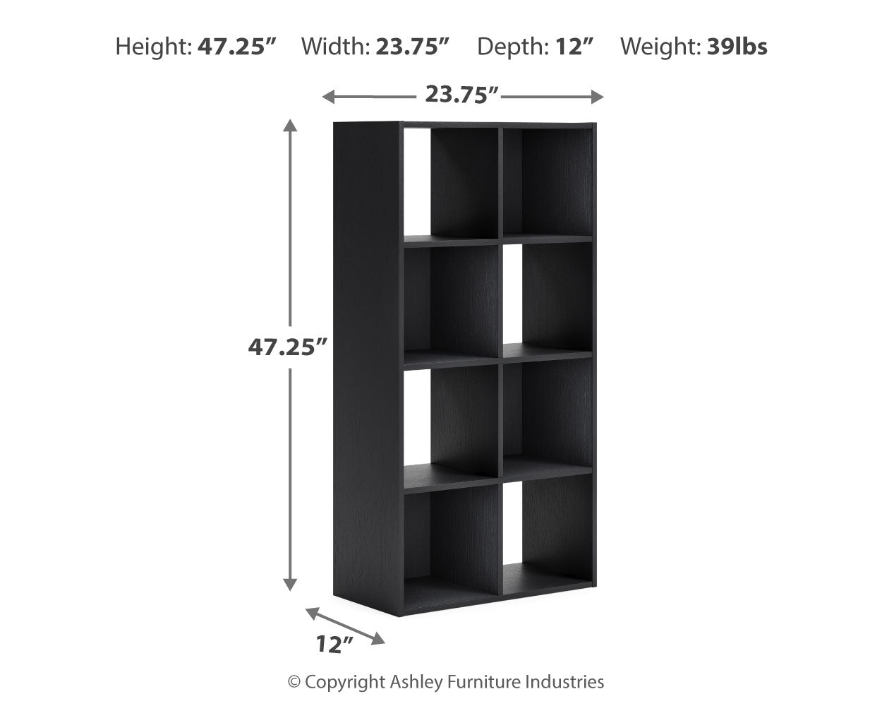 Langdrew Eight Cube Organizer - Tampa Furniture Outlet