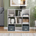 Tampa Furniture Outlet - Ashley Furniture - Onita Nine Cube Organizer - Nine Cube Organizer / White - EA9630-3X3