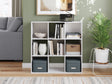 Tampa Furniture Outlet - Ashley Furniture - Onita Nine Cube Organizer - Nine Cube Organizer / White - EA9630-3X3