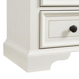 Eastwood Youth 3-Drawer Nightstand in Brown and Off-White - Tampa Furniture Outlet