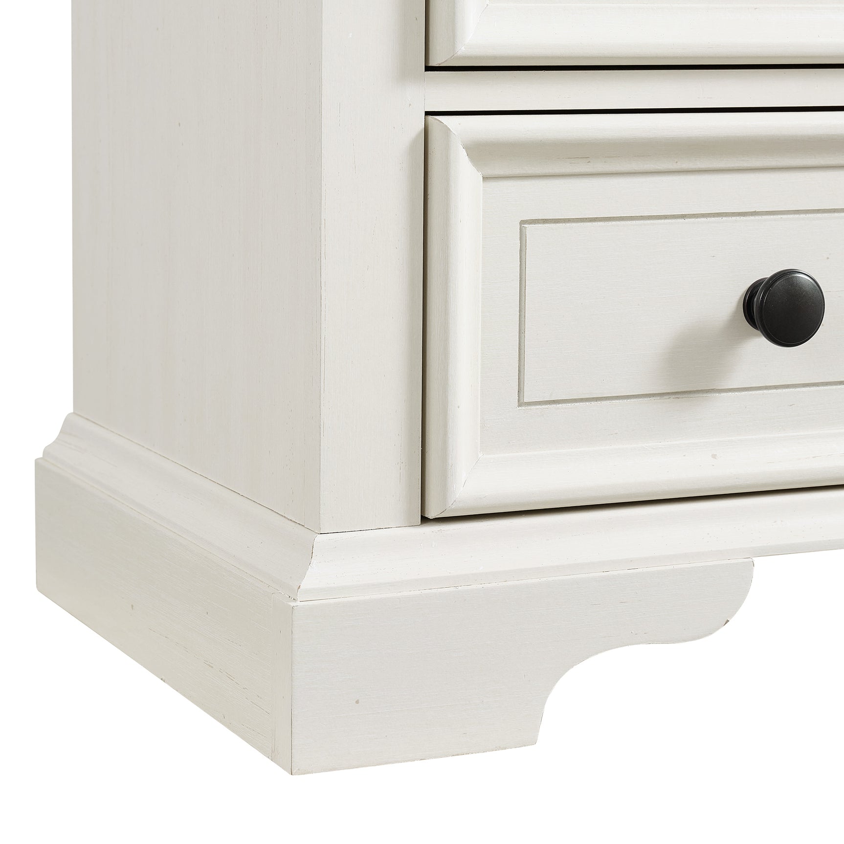 Eastwood Youth 5-Drawer Chest in Brown and Off-White