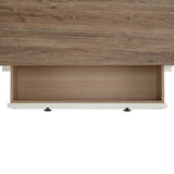 Eastwood Youth 5-Drawer Chest in Brown and Off-White - Tampa Furniture Outlet