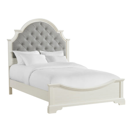 Eastwood Youth Full UPH Bed in Off-White - Tampa Furniture Outlet