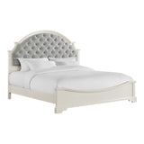 Eastwood Youth King UPH Bed in Off-White - Tampa Furniture Outlet