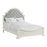 Eastwood Youth Queen UPH Bed in Off-White - Tampa Furniture Outlet