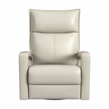 Eco P1 Recliner with Glider and Swivel in Del Mar Cream - Tampa Furniture Outlet