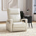 Eco P1 Recliner with Glider and Swivel in Del Mar Cream – SKU U-19020-4614-107P | Elements