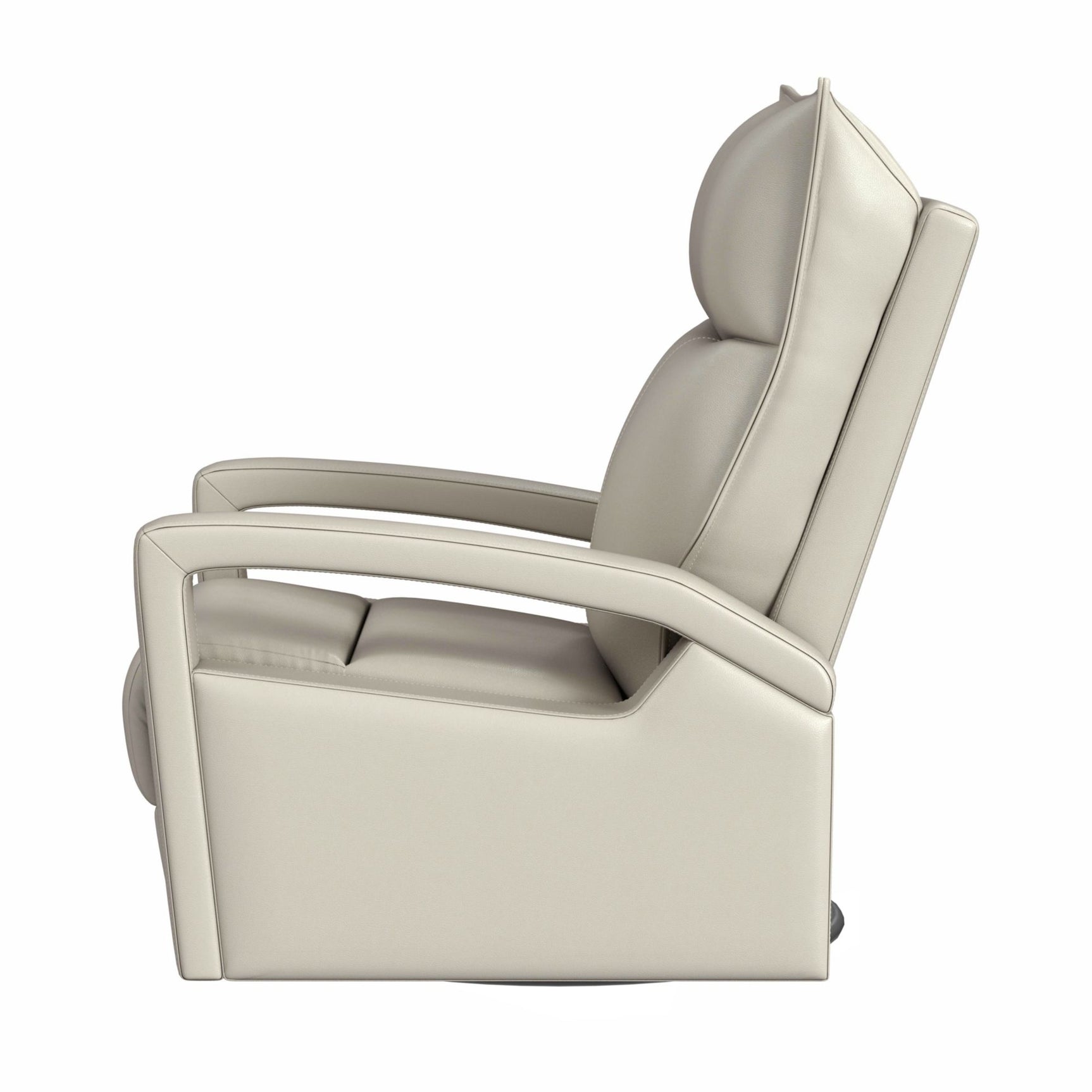 Eco P1 Recliner with Glider and Swivel in Del Mar Cream - Tampa Furniture Outlet