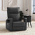 Eco P1 Recliner with Glider and Swivel in Del Mar Grey – SKU U-19020-4617-107P | Elements