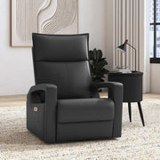 Eco P1 Recliner with Glider and Swivel in Del Mar Grey – SKU U-19020-4617-107P | Elements