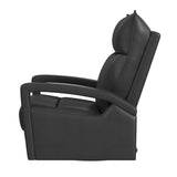 Eco P1 Recliner with Glider and Swivel in Del Mar Grey - Tampa Furniture Outlet