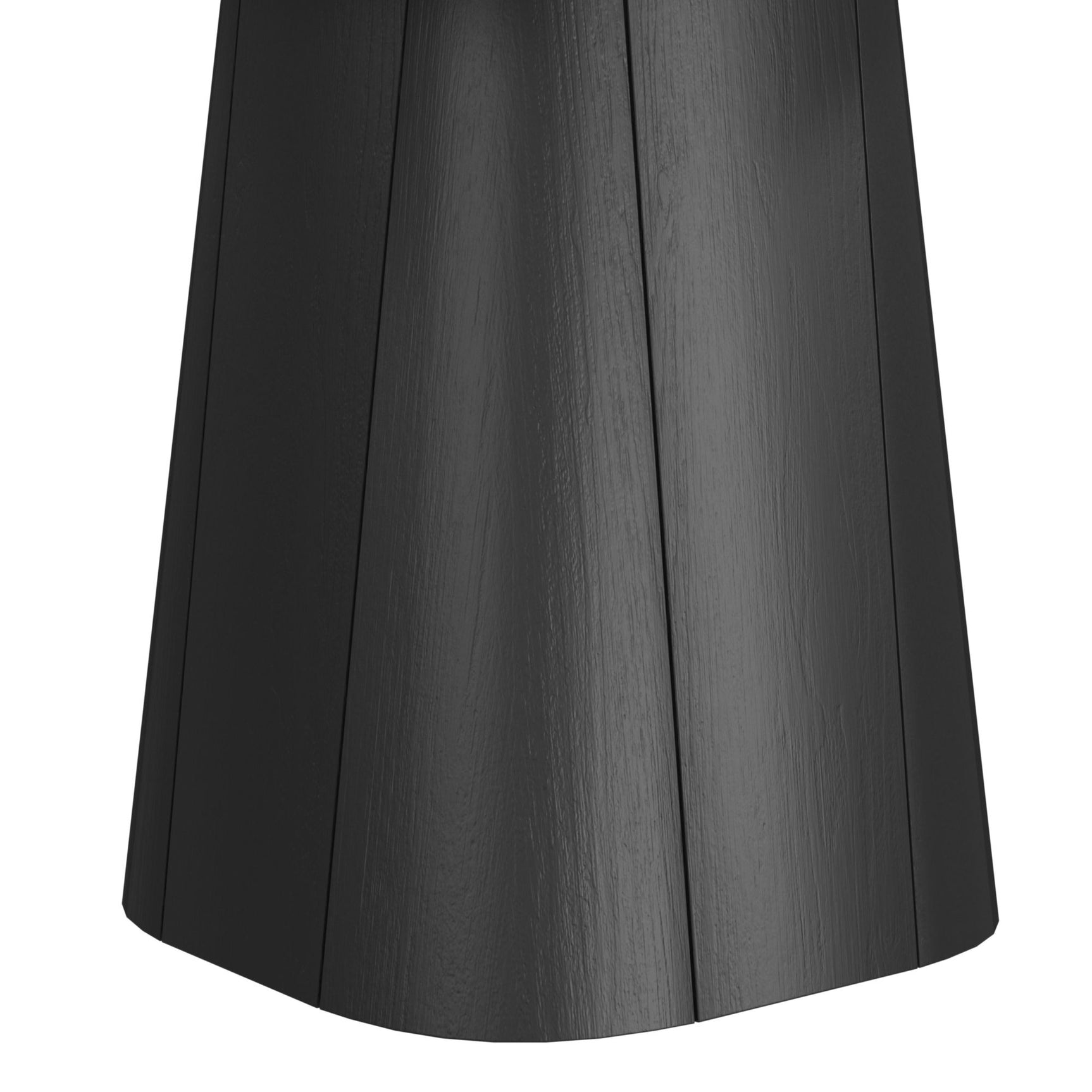 Edison End Table in White and Black - Tampa Furniture Outlet