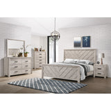 Eleanor King Bed in White – SKU EL700KBZS | Elements