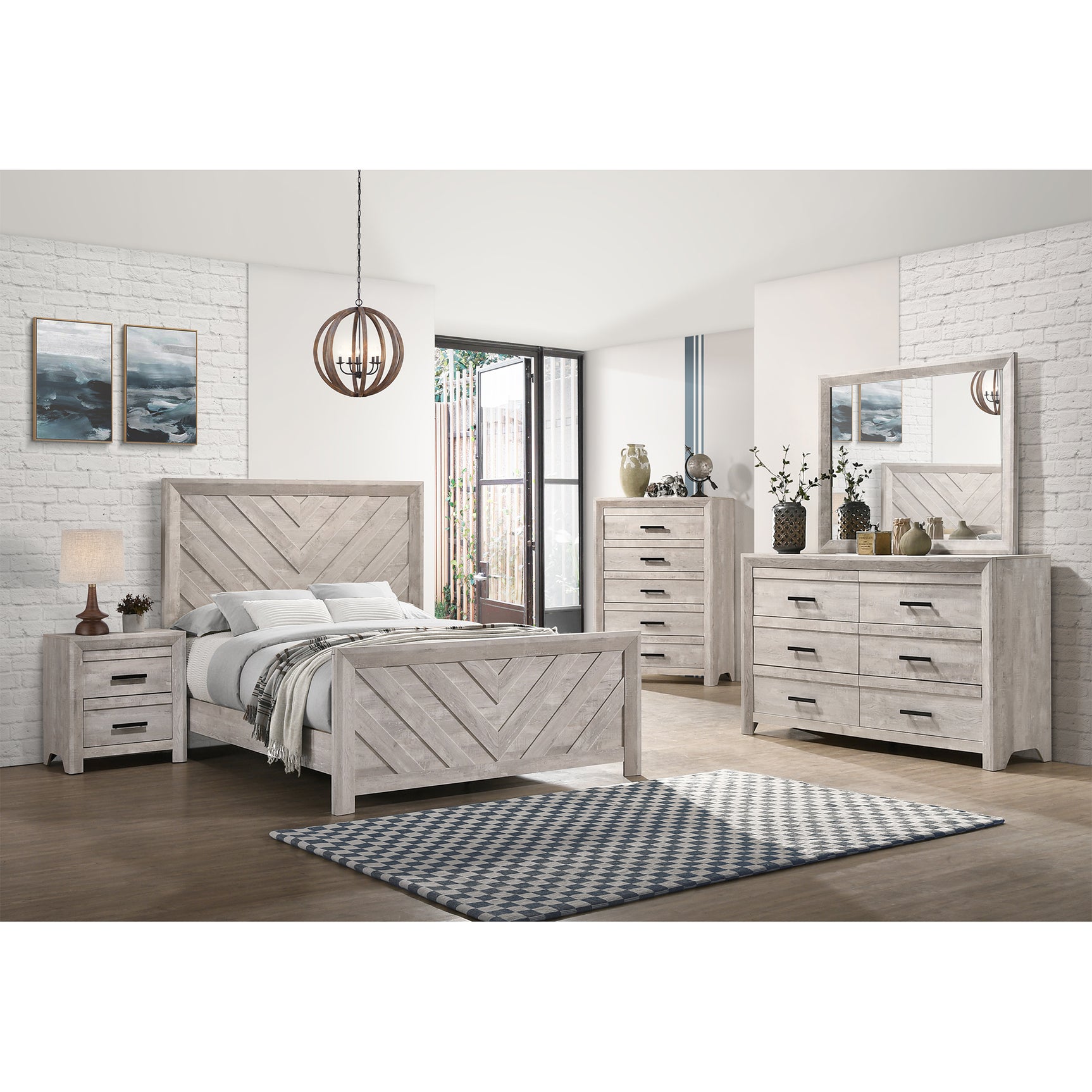 Eleanor 2-Drawer Nightstand in White – SKU EL700NSZS | Elements