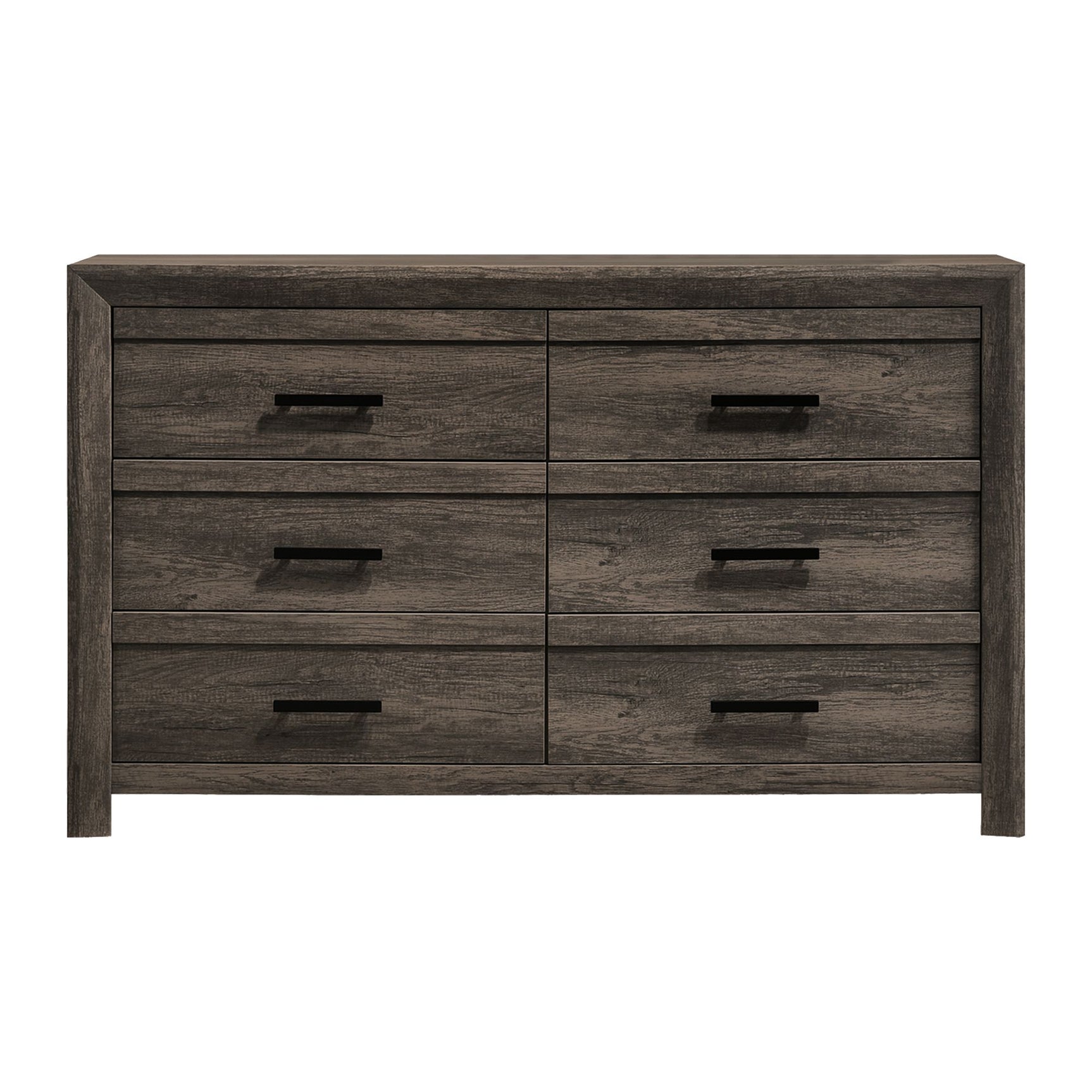 Eleanor 6-Drawer Dresser in Mocha Grey - Tampa Furniture Outlet