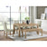 Eleanor Rectangular Dining Table in Brown – SKU D-6460-5-DT | Elements