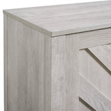 Eleanor 70" TV Stand with Sliding Door in White - Tampa Furniture Outlet