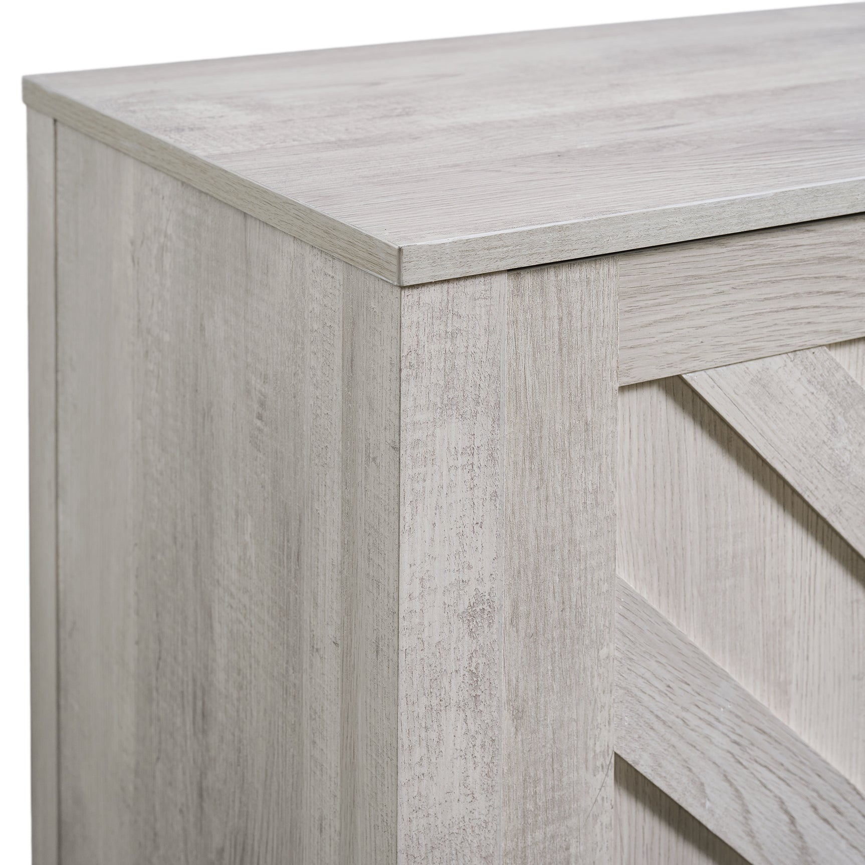 Eleanor 70" TV Stand with Sliding Door in White - Tampa Furniture Outlet