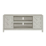 Eleanor 70" TV Stand with Sliding Door in White - Tampa Furniture Outlet