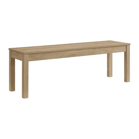 Eleanor Dining Bench in Brown - Tampa Furniture Outlet