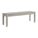 Eleanor Dining Bench in White - Tampa Furniture Outlet